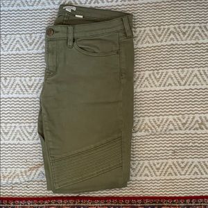 Women’s JCrew Army Green Jeans